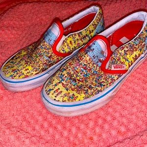 Vans/Where's Waldo /kids shoes